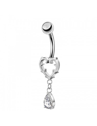 Piercing banana acciaio 316L