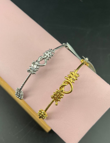 bracciale acciaio rigido e...