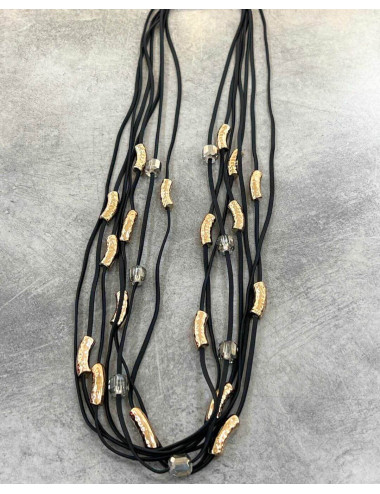 Collana stoffa componenete...