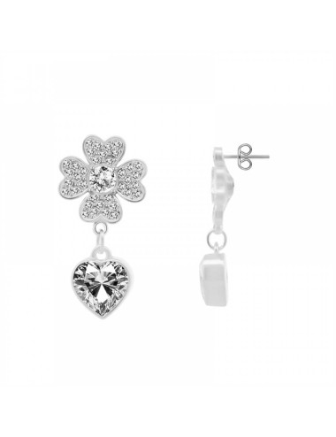 Orecchini acciaio fiore...