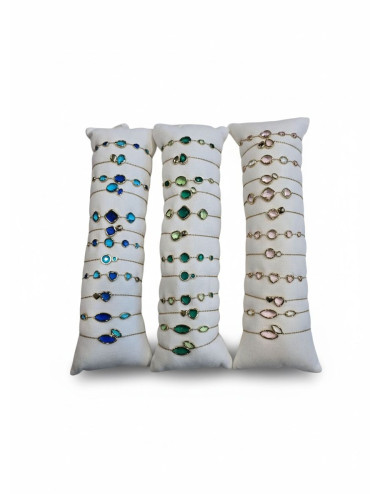 12 bracciali acciaio...